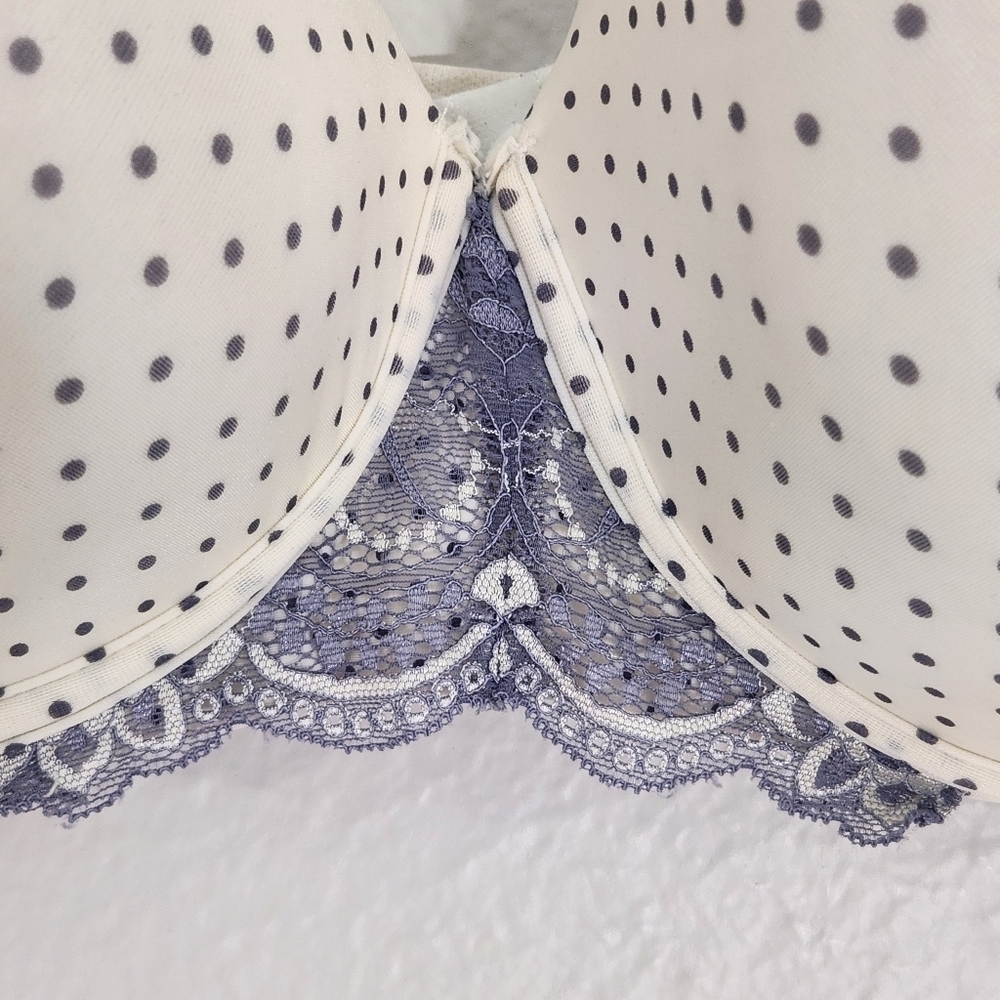 AVENUE BODY SIZE 40D. Polka Dot Lace Trim - Picture 4 of 11